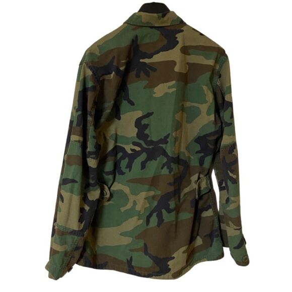 U.S. Air Force Authentic Small Combat Camouflage Button Down Jacket - Picture 2 of 15